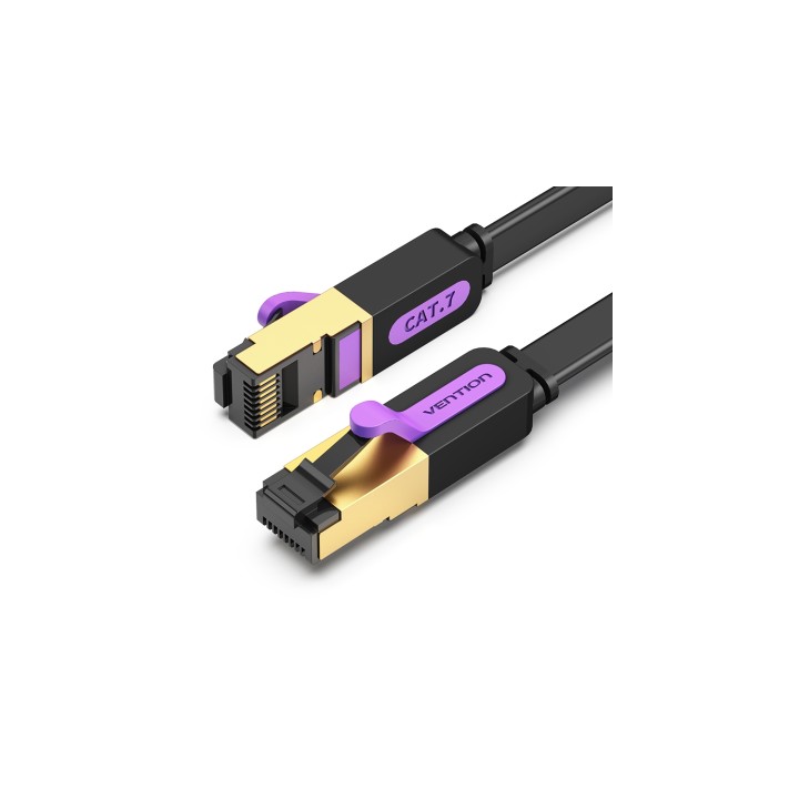Vention Cable de Red RJ45 STP ICABF Cat.7/ 1m/ Negro