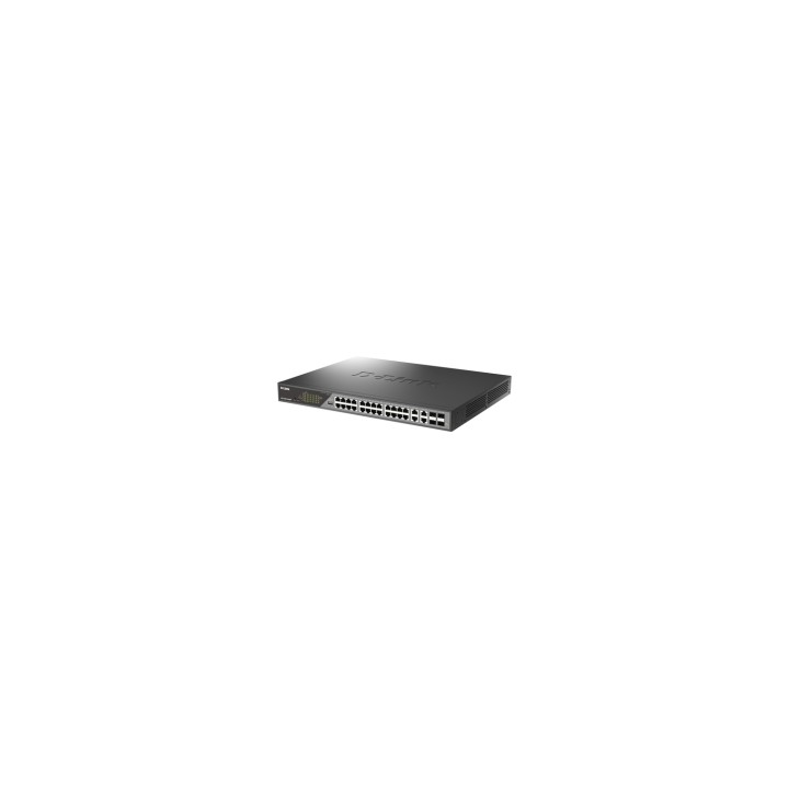 D-Link DSS-200G-28MPP switch Gestionado L2 Gigabit Ethernet (10/100/1000) Energía sobre Ethernet (PoE) 1U Gris
