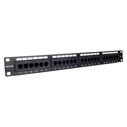 Phasak Panel de transferencia 19" 24P Cat.6 UTP RJ45 DUAL 1U - PU 2420