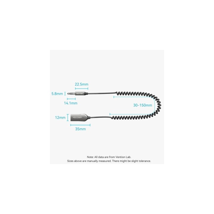 Vention transmisor y Receptor FM/ MP3/ Bluetooth NAIHG