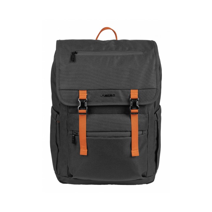 NATEC Niala Ginger Orange 39,6 cm (15.6") Mochila Negro