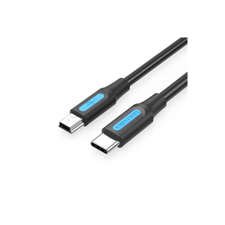 Vention Cable USB 2.0 Tipo-C COWBH/ USB Tipo-C Macho - MiniUSB Macho/ 2m/ Negro