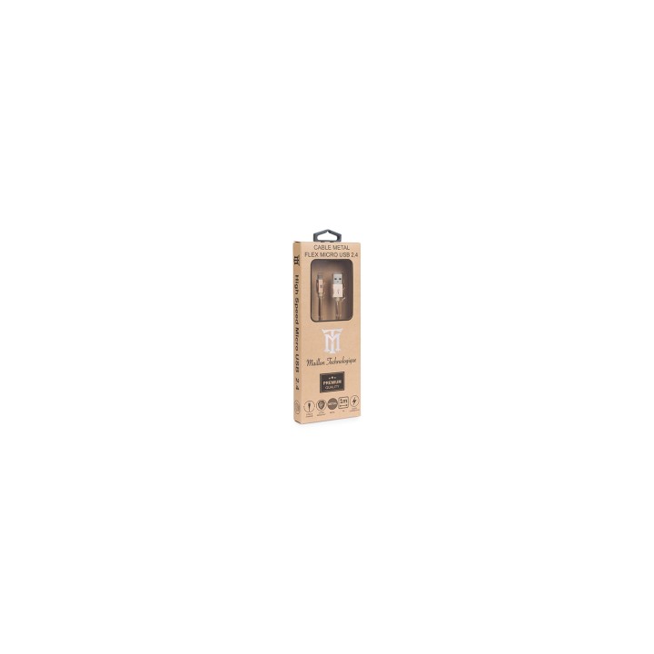 Maillon Technologique Premium MTPMUMG241 cable USB USB 2.0 1 m USB A Micro-USB B Oro