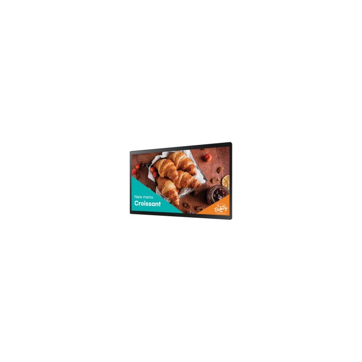 Samsung QB24C-T Pantalla plana para señalización digital 61 cm (24") LED Wifi 250 cd / m² Full HD Negro Pantalla táctil