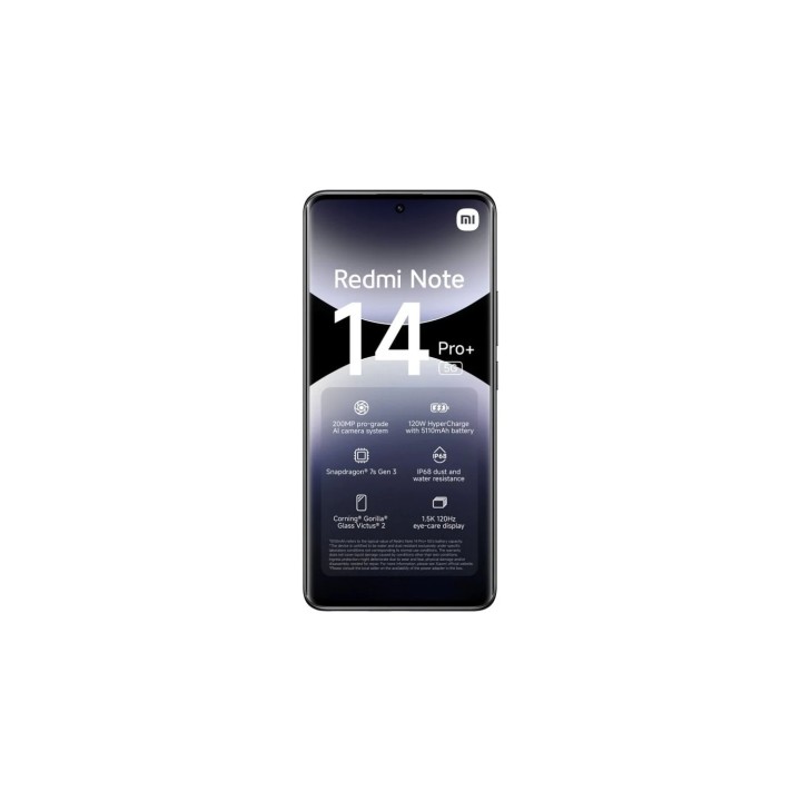 Xiaomi Redmi Note 14 Pro + 5G 8/256GB Negro Medianoche Smartphone