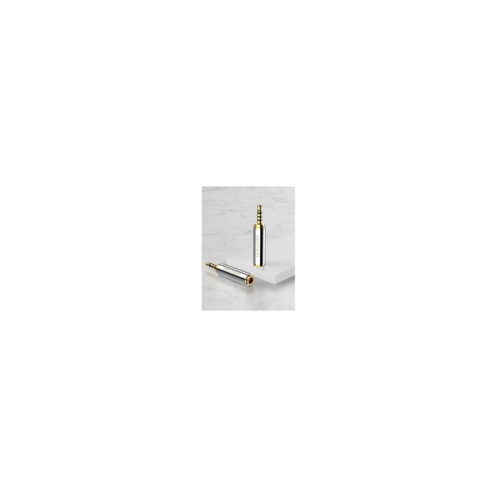 Vention Adaptador Jack VAB-S02/ Jack 2.5 Macho - Jack 3.5 Hembra/ Plata