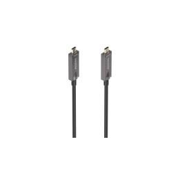 AISENS - Cable USB 3.1 Gen2 10Gbps AOC 4K@60Hz 3A 60W E-Marker, tipo USB-C/M-USB-C/M, Negro, 15m