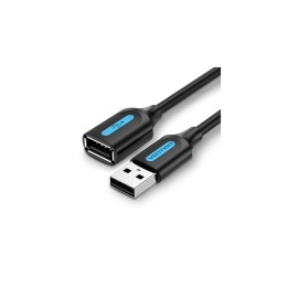 Vention Cable Alargador USB 2.0 CBIBH/ USB Macho - USB Hembra/ 2m/ Negro