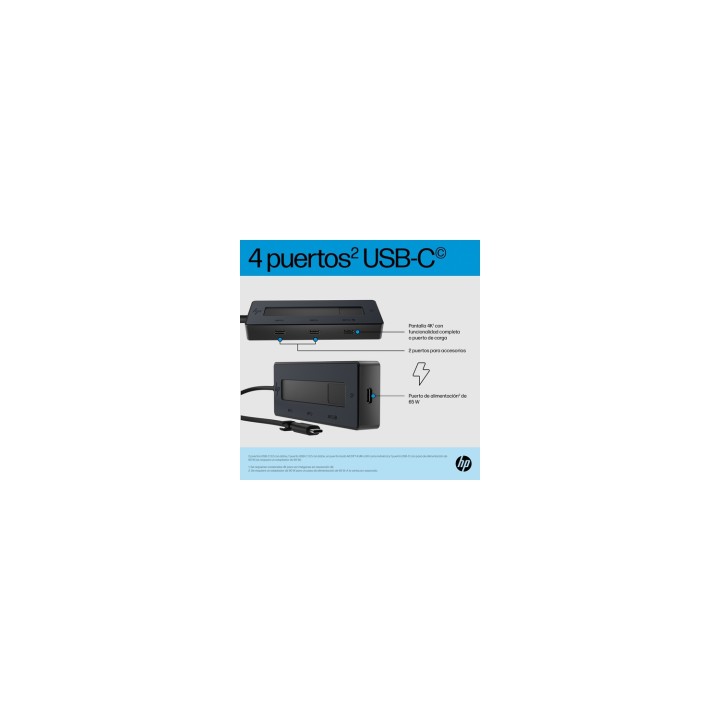 HP Concentrador multipuerto USB-C 4K de