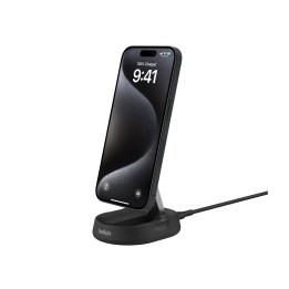 Belkin BoostCharge Pro Smartphone Negro Corriente alterna Cargador inalámbrico Carga rápida Interior