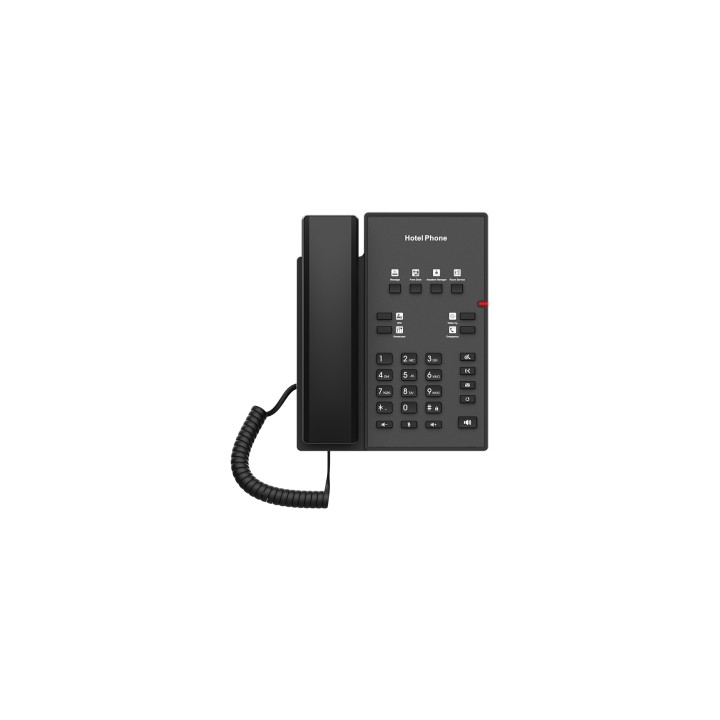 Fanvil H1 teléfono IP Negro 2 líneas