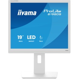 iiyama ProLite B1980S-W1 pantalla para PC 48,3 cm (19") 1280 x 1024 Pixeles SVGA LED Blanco