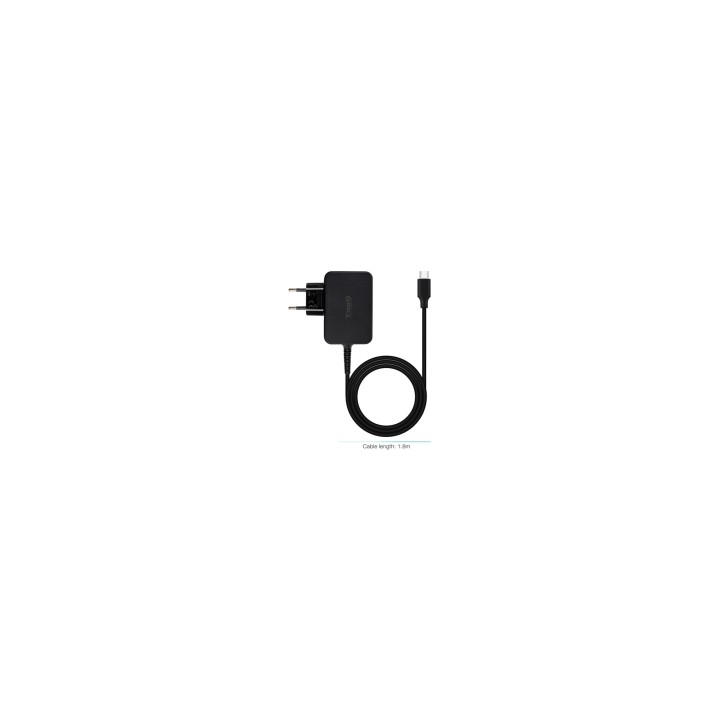 TooQ Cargador de portátil GAN USB-C PD 45W, Negro