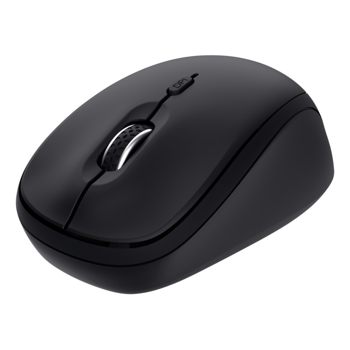 Trust Yvi+ ratón Universal Ambidextro RF Wireless + Bluetooth Óptico 1600 DPI