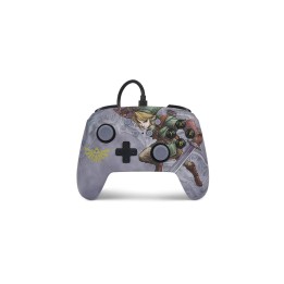 PowerA NSGP0096-01 mando y volante Gris USB Gamepad Analógico Nintendo Switch