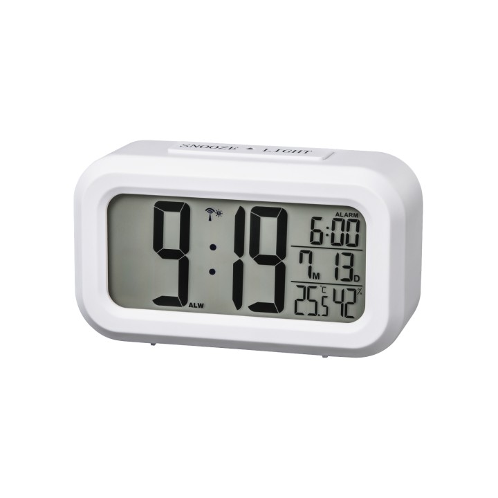 Hama RC 660 Reloj despertador digital Blanco