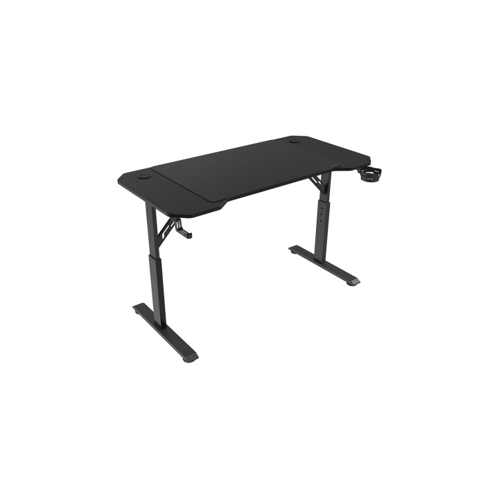 Mars Gaming MGD-ERGO120, Mesa Altura Ajustable 3 Posiciones, Superficie Ergonómica, Estructura Metálica, Alfombrilla XXL,