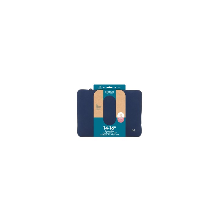 Mobilis 049022 maletines para portátil 40,6 cm (16") Funda Gris, Marina