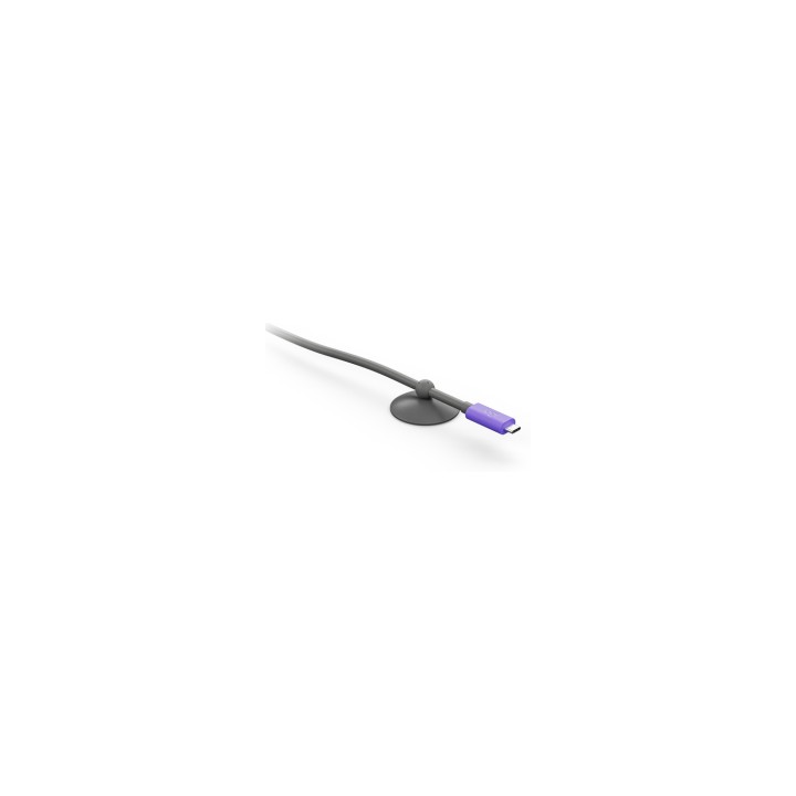 Logitech 952-000195 cable USB USB 3.2 Gen 2 (3.1 Gen 2) 5 m USB C Grafito, Violeta