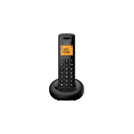 Alcatel E160 Teléfono DECT Identificador de llamadas Negro