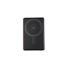 Ewent EW1160 batería externa Polímero de litio 5000 mAh Cargador inalámbrico Negro
