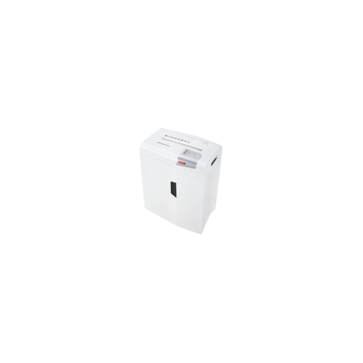 HSM X6pro triturador de papel Corte en partículas 58 dB 22 cm Plata, Blanco
