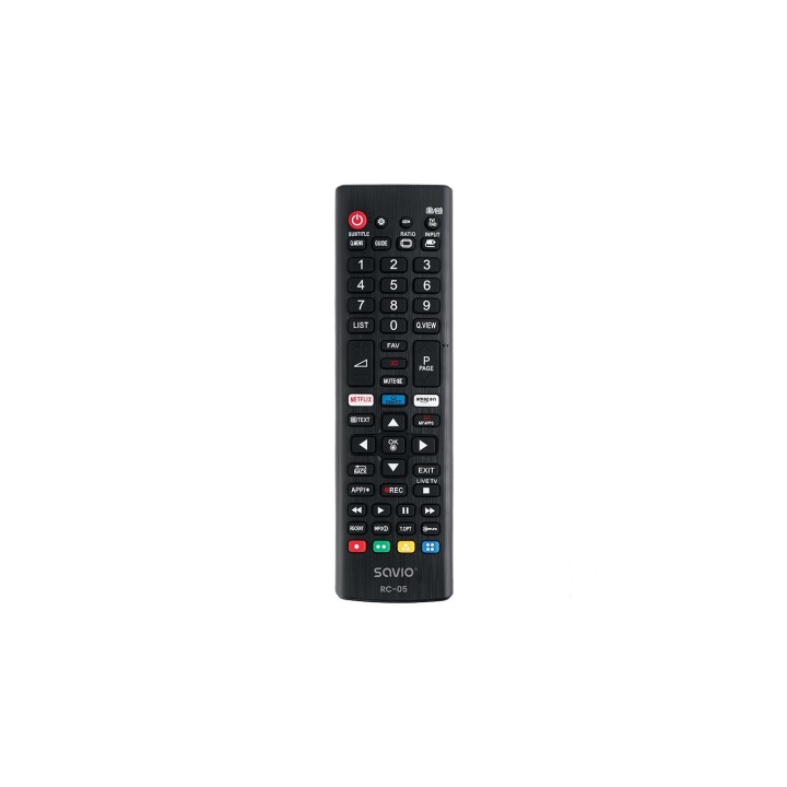 Savio RC-05 do TV LG mando a distancia IR inalámbrico TV, Universal Botones