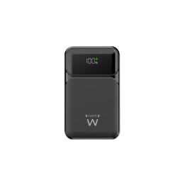 Ewent EW1164 Power Bank de 65W y 20,000 mAh – Batería Externa de Carga Rápida con Entrada y Salida USB-C