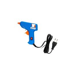Pistola termofusible mini liderpapel de 25w con gatillo dispensador y 2 barras de repuesto de 7 mm diametro x 100 mm