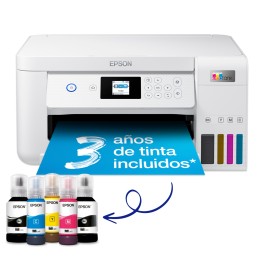 Epson EcoTank Impresora multifunción ET-2856 A4 con depósito de tinta, conexión Wi-Fi