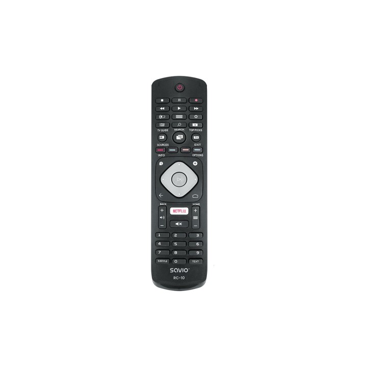 Savio RC-10 do TV Philips mando a distancia IR inalámbrico Botones