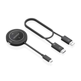 AISENS USB-C A HDMI Inalambrico 1080P 30m, Negro