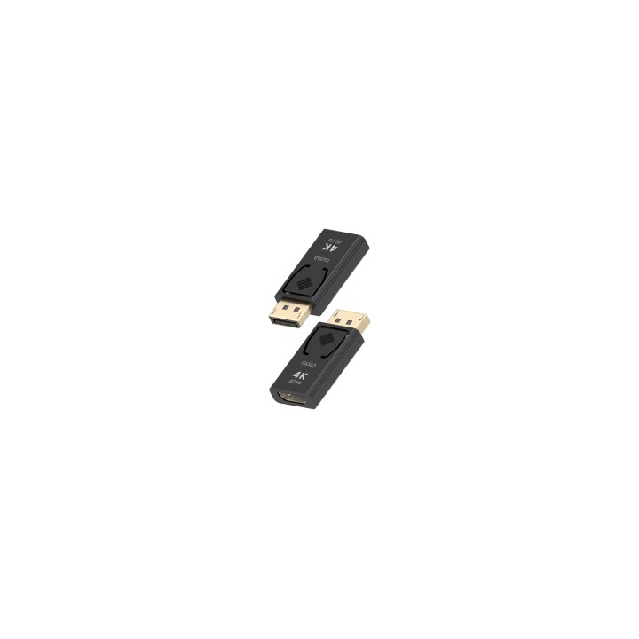 AISENS Conversor DisplayPort a HDMI 4K@60HZ, DP/M-HDMI/H, Negro