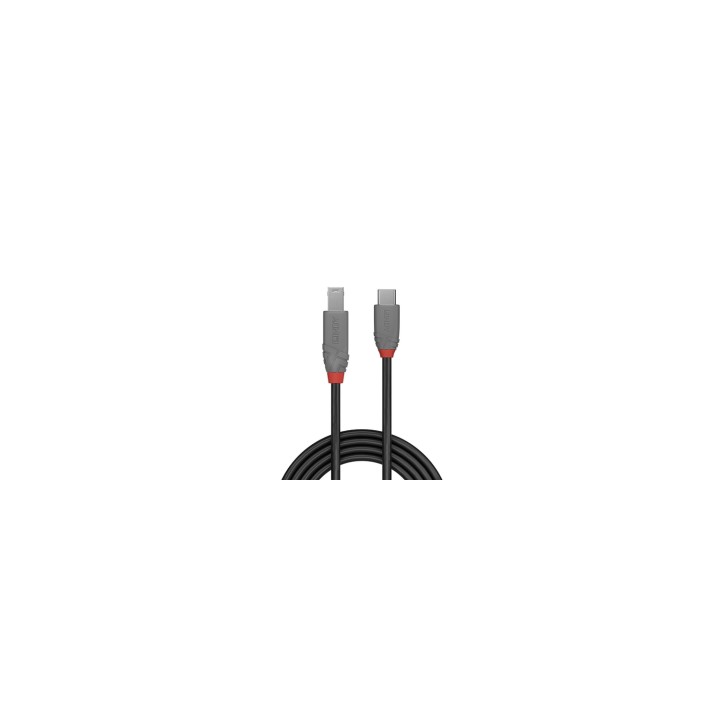 Lindy 36666 cable USB USB 3.2 Gen 1 (3.1 Gen 1) 1 m USB C USB B Negro