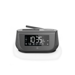 Hama DR36SBT Reloj Digital Negro