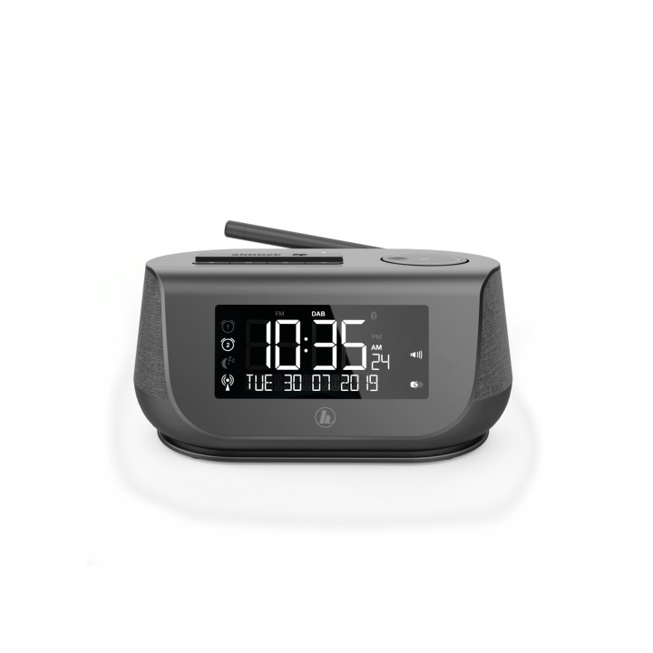 Hama DR36SBT Reloj Digital Negro