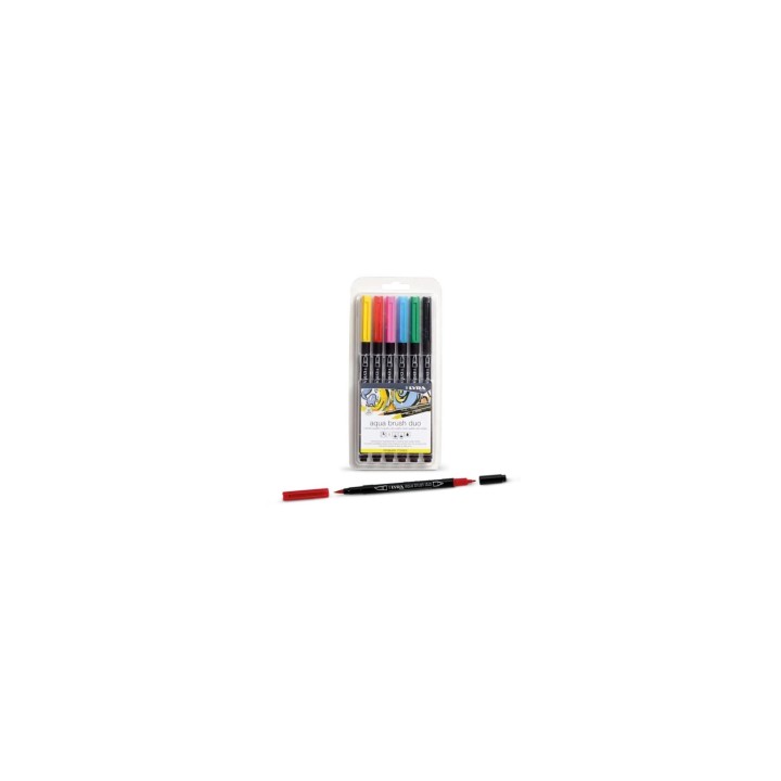 Lyra Aqua Brush Duo rotulador Colores surtidos 6 pieza(s)