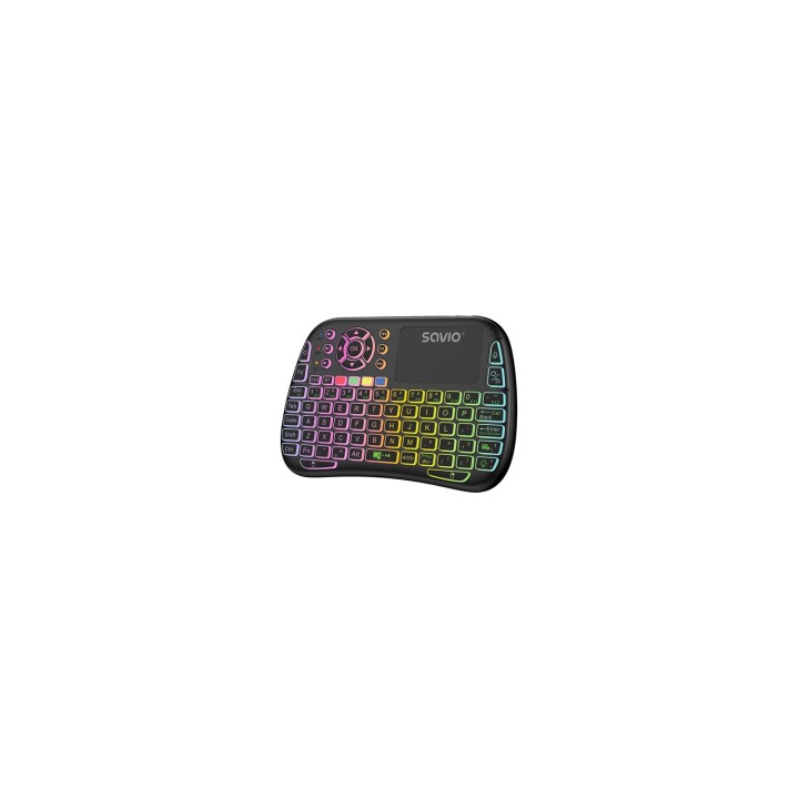 Savio SAVMKW-04 teclado para móvil QWERTY Inglés de EE. UU. USB Tipo C Negro