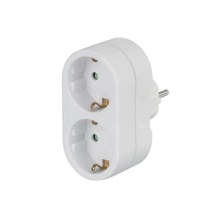 Hama 00108876 adaptador de enchufe eléctrico Tipo C (Euroconcexión) + Tipo F Blanco