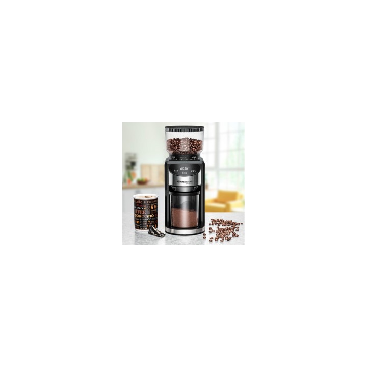 Rommelsbacher EKM 400 molinillo de café 200 W Negro, Acero inoxidable