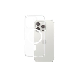 PanzerGlass PG HardC White MagS iPhone 16Pro 6.3Inch funda para teléfono móvil Transparente