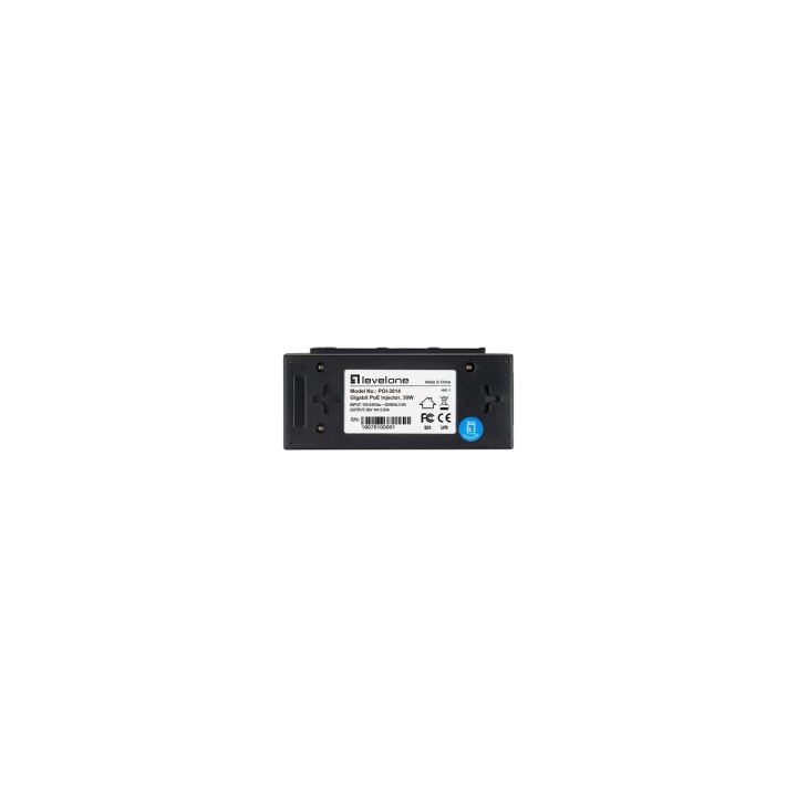 LevelOne POI-3014 adaptador e inyector de PoE Ethernet rápido, Gigabit Ethernet 52 V