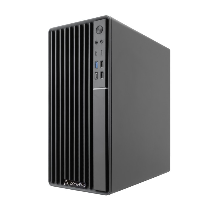 Zone Evil Core Work Intel Core i5 14400/16GB/1TB SSD Nvme Negro Windows 11 + Monitor 24 Teclado y ratón