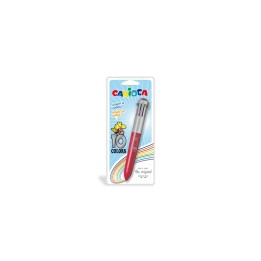 Carioca 41501 bolígrafo Negro, Azul, Verde, Naranja, Rosa, Rojo, Violeta, Amarillo Bolígrafo multifunción 1 pieza(s)