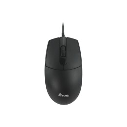 Equip 245117 ratón Oficina Ambidextro USB tipo A Óptico 1200 DPI
