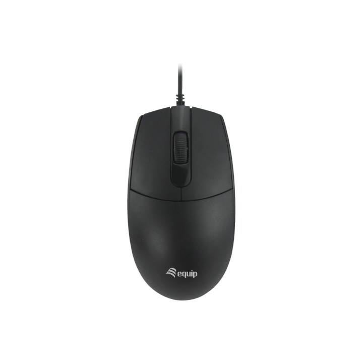 Equip 245117 ratón Oficina Ambidextro USB tipo A Óptico 1200 DPI