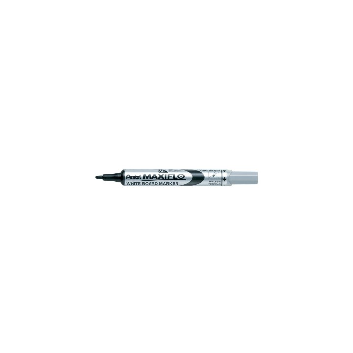 Pentel Maxiflo marcador 12 pieza(s) Punta redonda Negro