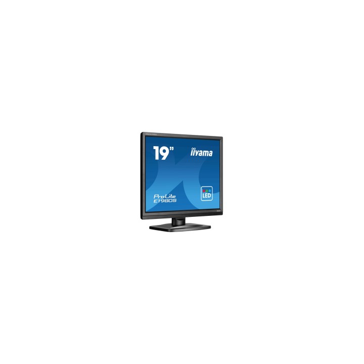 iiyama ProLite E1980S-B1 pantalla para PC 48,3 cm (19") 1280 x 1024 Pixeles VGA LED Negro