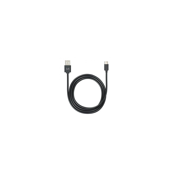 Mobilis 001278 cable USB 1 m USB A USB C Negro