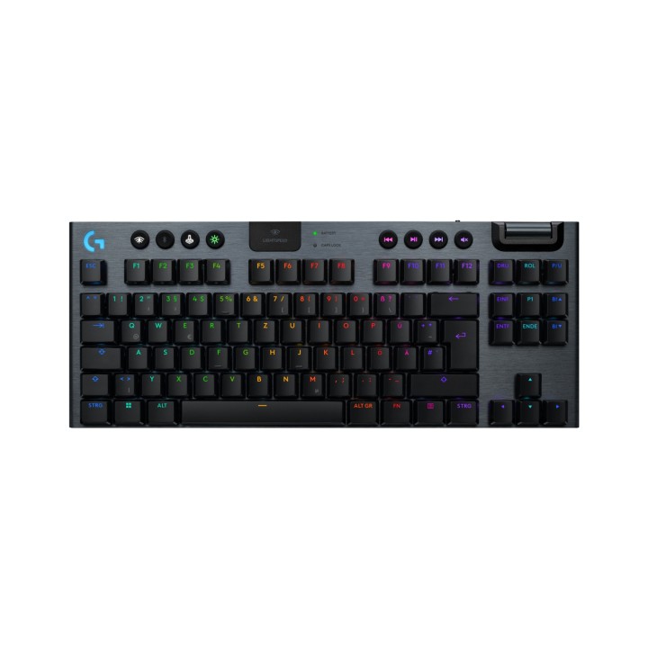 Logitech G G915 X LIGHTSPEED teclado Juego USB + RF Wireless + Bluetooth QWERTZ Alemán Negro